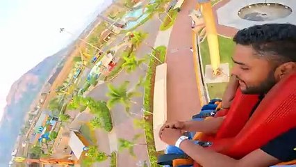Giant Frisbee Ride at Wet N Joy Amusement Park - Lonavala