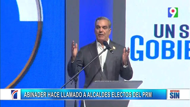 Abinader insto alcaldes y regidores electos que continúen trabajando | Primera Emisión SIN