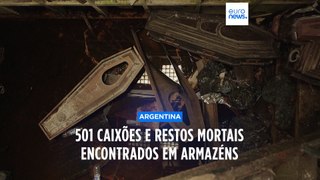 501 caixões e 200 sacos com cadáveres encontrados abandonados na Argentina