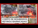 Ônibus é incendiado após operação em comunidades na Baixada Fluminense