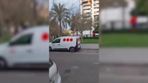 Así se ha iniciado el incendio de Valencia