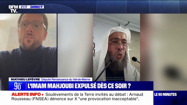 Expulsion de l'imam Mahjoubi: Gérald Darmanin est constant dans sa détermination à faire preuve de tolérance zéro pour ces prêcheurs de haine , affirme Mathieu Lefèvre (Renaissance)