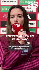 Bonmatí: "No sé si me gustaría ser entrenadora"