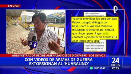 Los Olivos: administrador de "El Huaralino" se mantiene firme ante amenazas: "Hemos redoblado la seguridad"