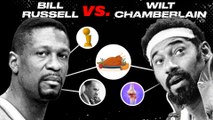 Wilt Chamberlain and Bill Russell beefed in retirement