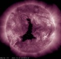 Amazing One-Week Time-Lapse Capturing A Gigantic Coronal Hole On Sun Via NASA's Solar Dynamic Observatory