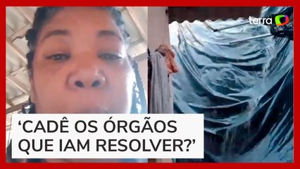 Mãe de Davi do BBB mostra situação de casa durante chuva em Salvador