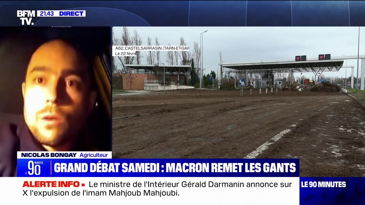 Soulèvements de la Terre au grand débat: "Des gens qui n'ont rien à voir avec les revendications des agriculteurs aujourd'hui", pour Nicolas Bongay, organisateur d'une opération à Paris ce vendredi