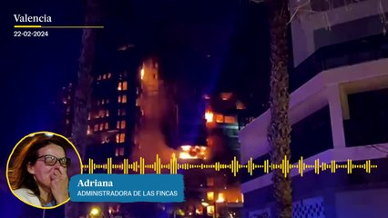 Testimonios de vecinos del edificio en llamas: "El fuego corría como una mecha"