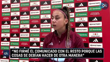 "No firmé el comunicado con el resto porque las cosas se debían hacer de otra manera"