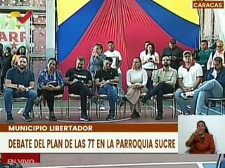 Caracas |  Poder Popular de la parroquia Sucre de Catia, participa en debate de las 7T