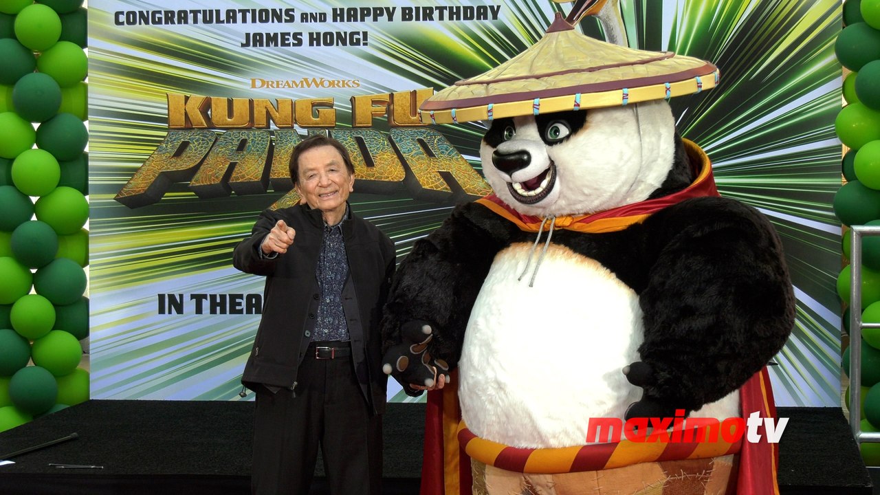 James Hong Handprint and Footprint Ceremony at TCL Chinese Theatre with Lucy Liu and the 'Daniels