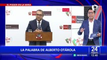 Alberto Otárola asegura que no hay “alianza” con Fuerza Popular tras declaraciones de Fujimori
