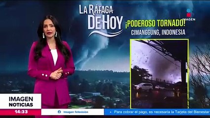 Poderoso tornado azota a Indonesia