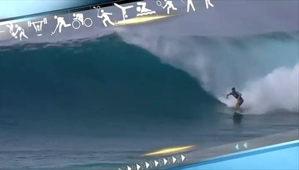 [스포츠영상] 로빈슨, 파도를 헤치고 월드서프리그 우승