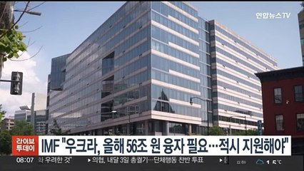 IMF "우크라, 올해 56조원 융자 필요…적시 지원해야"