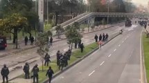 Problemas de movilidad en Bogotá por manifestaciones cerca de la Universidad Nacional