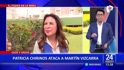 Patricia Chirinos arremete contra Martín Vizcarra: "te haces el inocente ante la prensa"