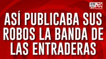 Así publicaba sus robos la banda de las entraderas