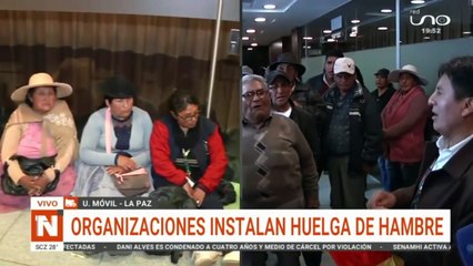Organizaciones instalan huelga de hambre.