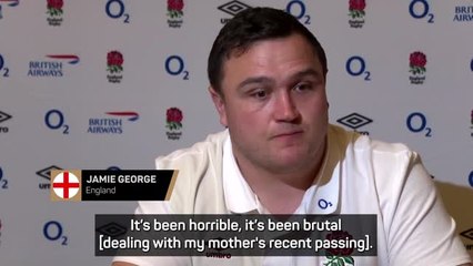 George grateful for England support after mother's passing