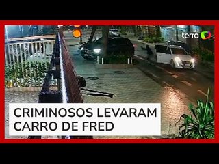 Vídeo mostra momento em que ex-atacante Fred é assaltado no RJ