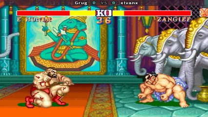 Street Fighter II - The World Warrior - Grug vs xIvanx