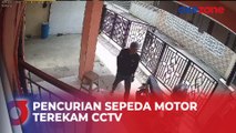 Aksi Pencurian Sepeda Motor di Bukittinggi, Sumatera Barat Terekam CCTV