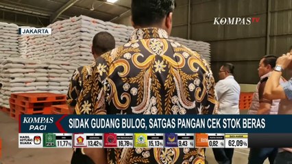 Sidak Gudang Bulog di Jakarta Utara, Satgas Pangan Cek Ketersediaan Stok Beras
