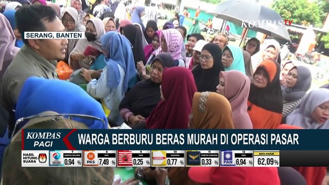 Operasi Pasar Digelar di Sejumlah Daerah, Warga Rela Antre Demi Dapatkan Beras Murah