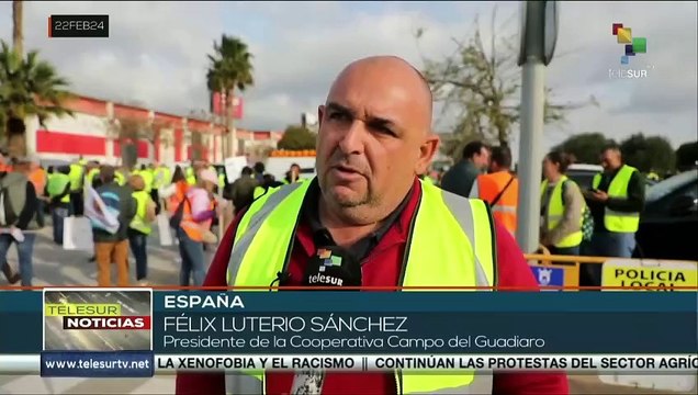 Manifestaciones del sector agrícola y ganadero continúan en huelga