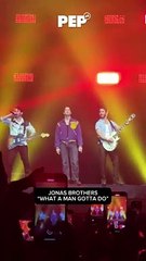 Jonas Brothers open with "What A Man Gotta Do" | PEP Jams