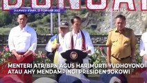Momen AHY Dampingi Jokowi di Peresmian Bendungan Lolak, Mongondow