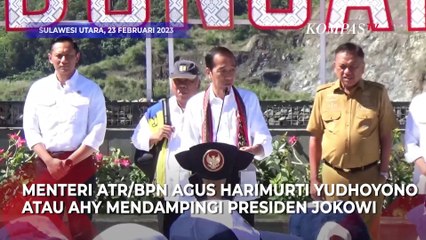 Download Video: Momen AHY Dampingi Jokowi di Peresmian Bendungan Lolak, Mongondow