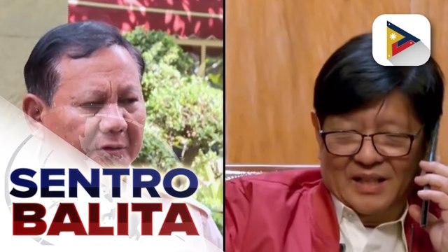 PBBM at presumptive Indonesian Pres. Subianto, nagkasundong palalakasin ang bilateral ties ng Pilipinas at Indonesia