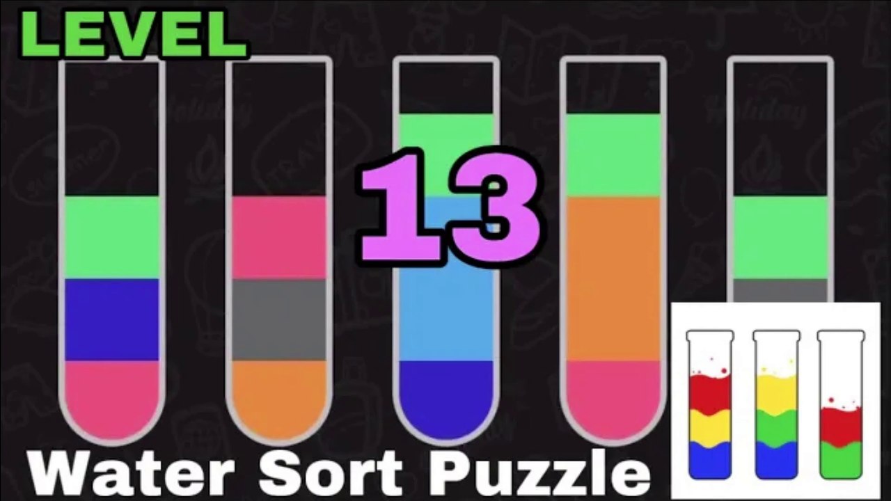WATER SORT PUZZLE - [LEVEL 13]