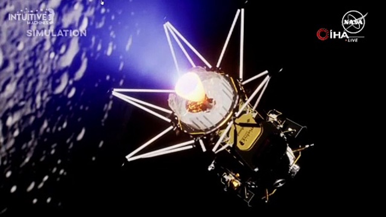 NASA’ya ait yükleri taşıyan Nova-C uzay aracı A...