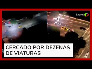 PM persegue motorista que fugia em Camaro amarelo roubado em SP