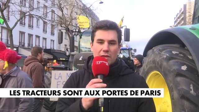 Colère des agriculteurs : les tracteurs sont aux portes de Paris