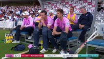 Eoin Morgan and AB de Villiers Batting Fireworks _  Power Hitting _ Middlesex v Surrey  _ Lord's