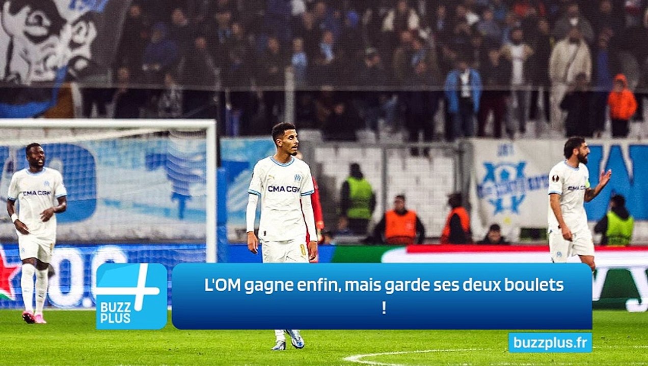L'OM gagne enfin, mais garde ses deux boulets ‍!