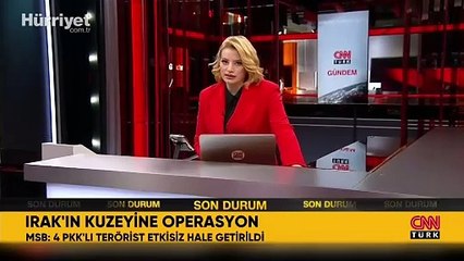 Pençe Kilit bölgesinde 4 terörist etkisiz hale getirildi