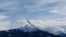 Hangflug, Grob twin Acro bei Föhn am Südhang