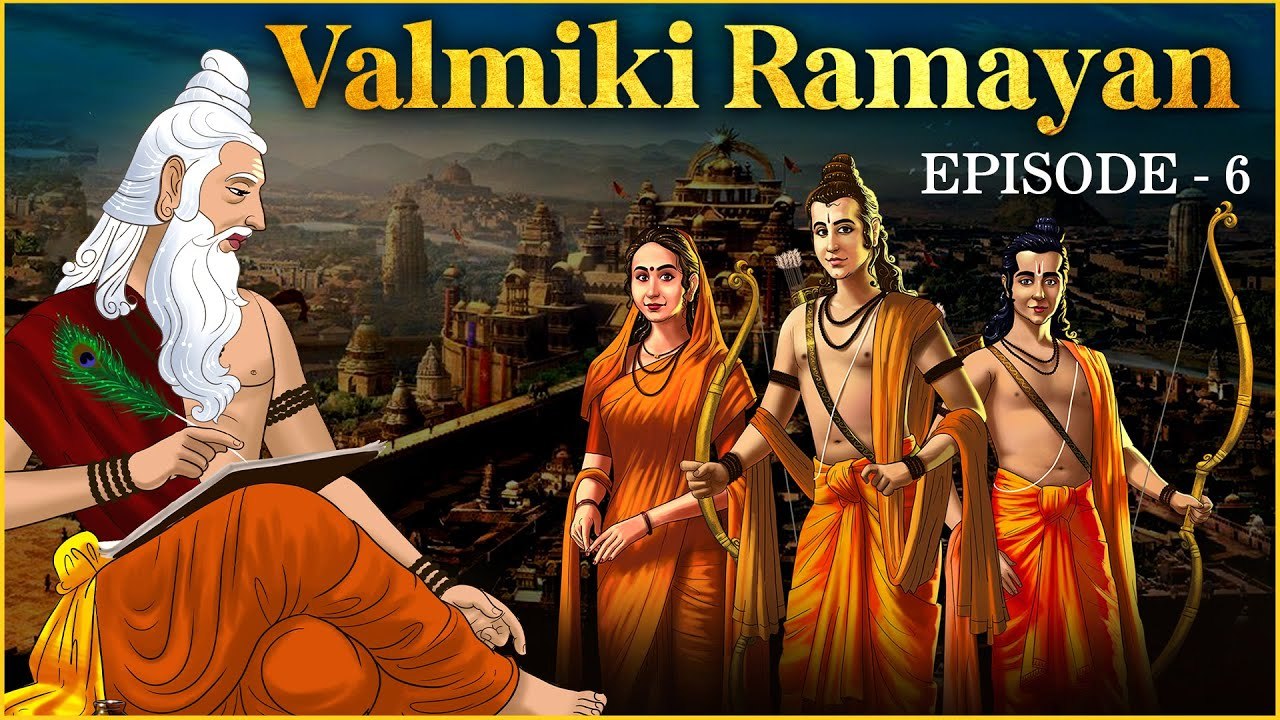 Valmiki Ramayan Episode 6 | Ayodhya Kaand| राम, लक्ष्मण और सीता का ...