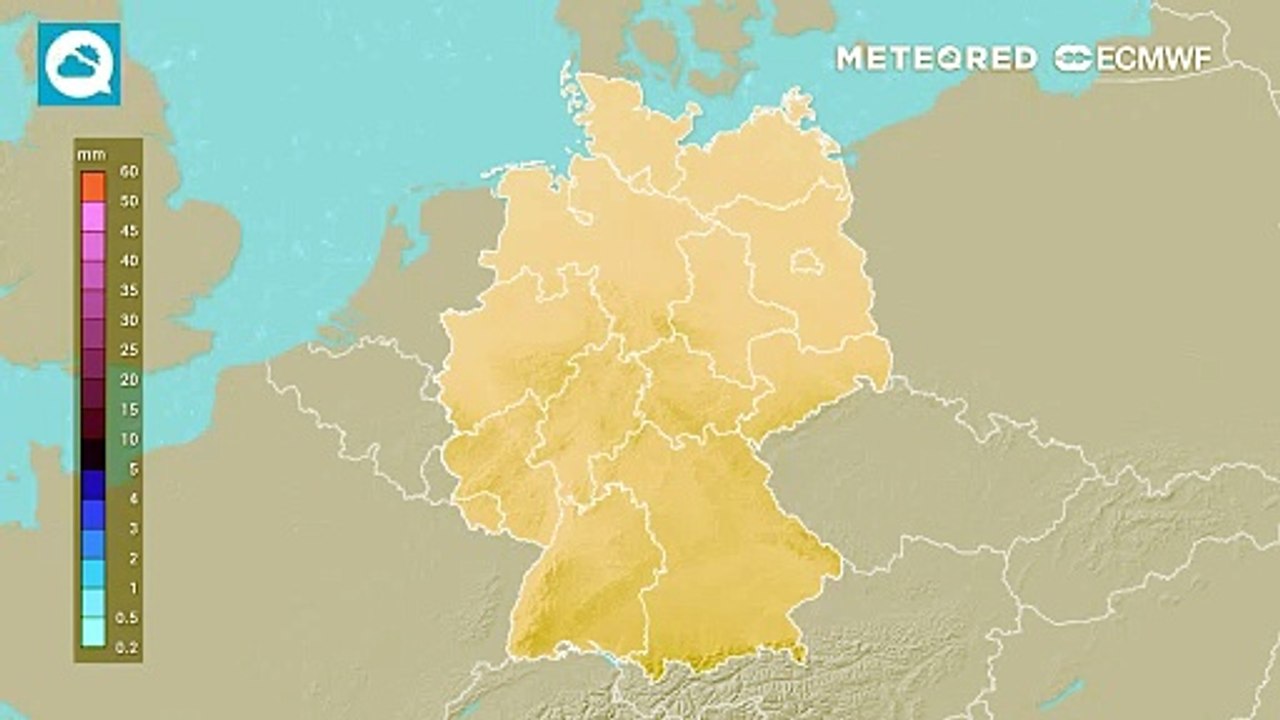 Im westen noch zeitweise regen, nach osten deutlich weniger niederschlag!