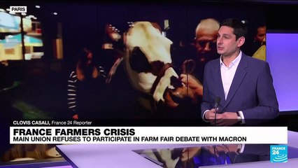 French farmers set for showdown with Macron at annual agricultural fair