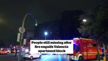 Four people killed after fire engulfs block of flats in Valencia
