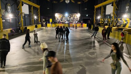 I try out a roller disco in Digbeth, Birmingam