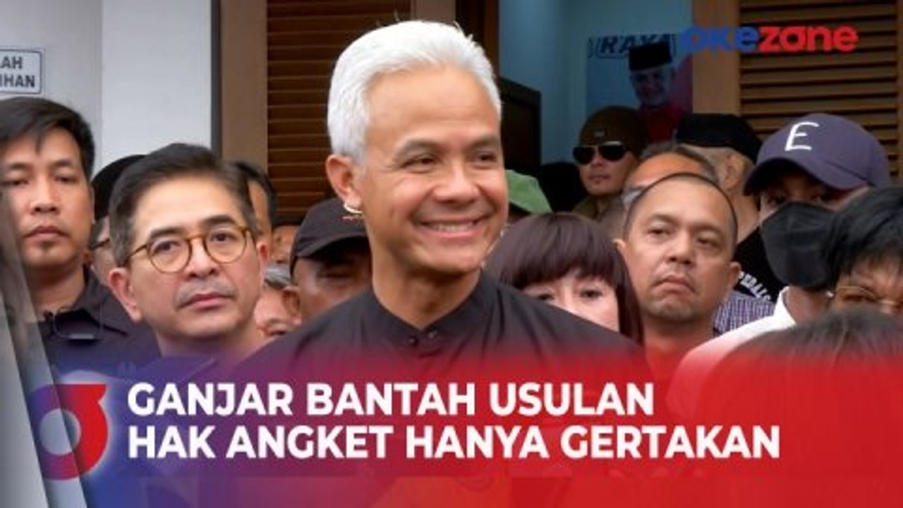 Ganjar Pranowo Bantah Usulan Hak Angket Pemilu 2024 hanya Gertakan