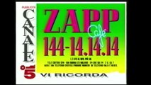 Pubblicità/Bumper anno 1994 Canale 5 - Zapp Cafè